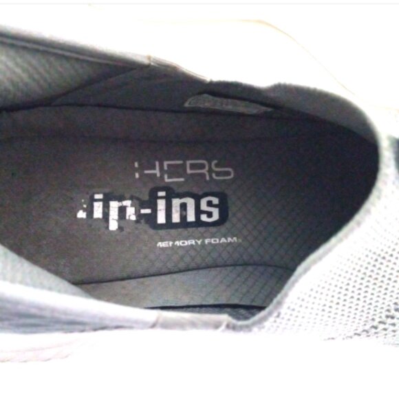 Skechers Mens Slip On Memory Foam Shoes Sz 10 Gray Hands Free Stretch Comfort main image 10